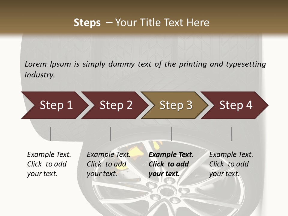 Rim White Isolated PowerPoint Template