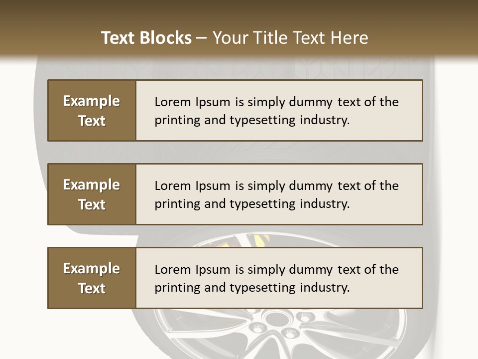 Rim White Isolated PowerPoint Template