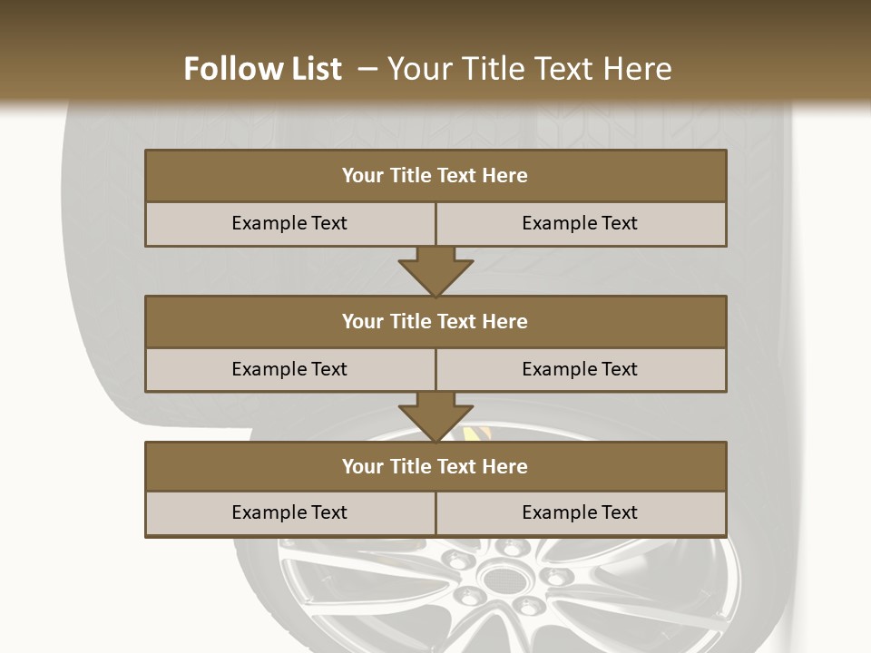 Rim White Isolated PowerPoint Template