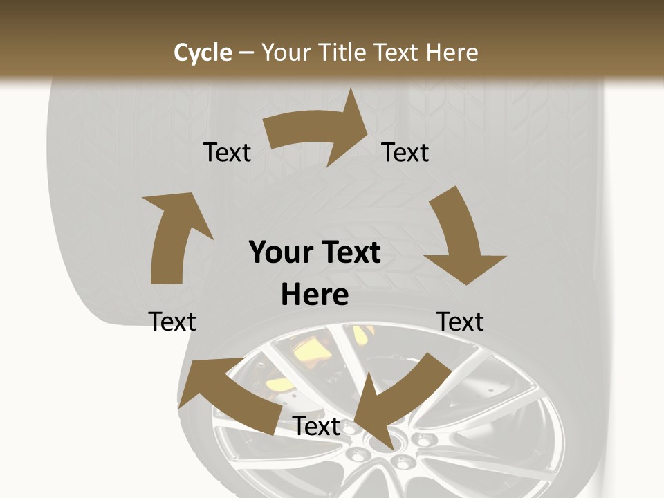 Rim White Isolated PowerPoint Template