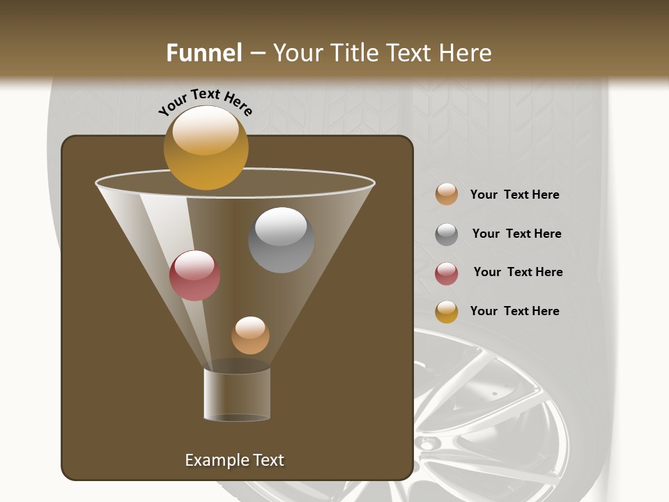 Rim White Isolated PowerPoint Template