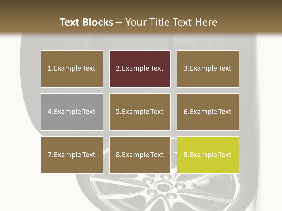 Rim White Isolated PowerPoint Template