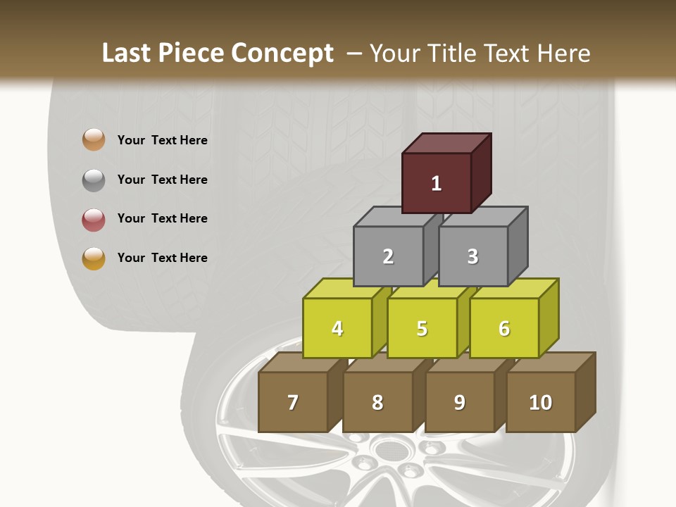 Rim White Isolated PowerPoint Template