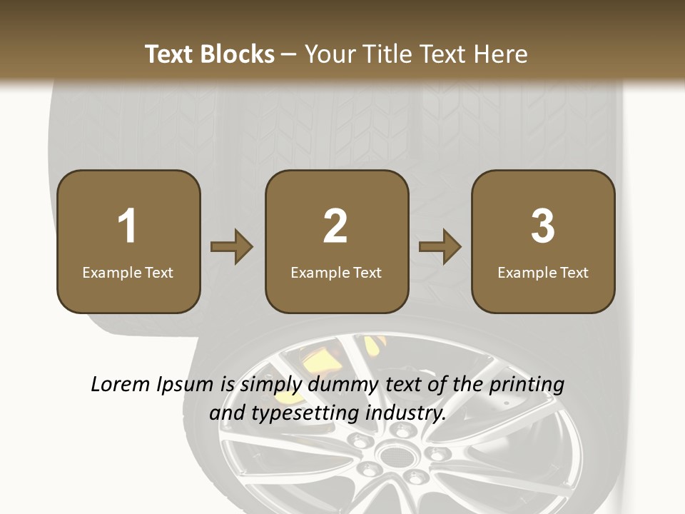 Rim White Isolated PowerPoint Template