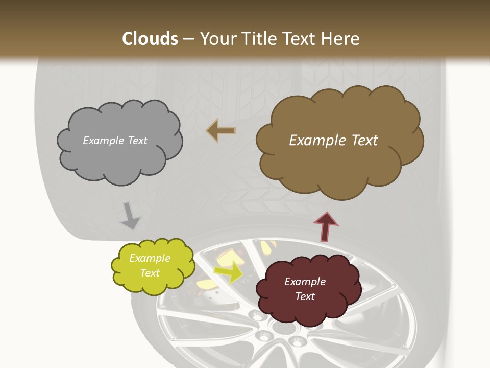 Rim White Isolated PowerPoint Template