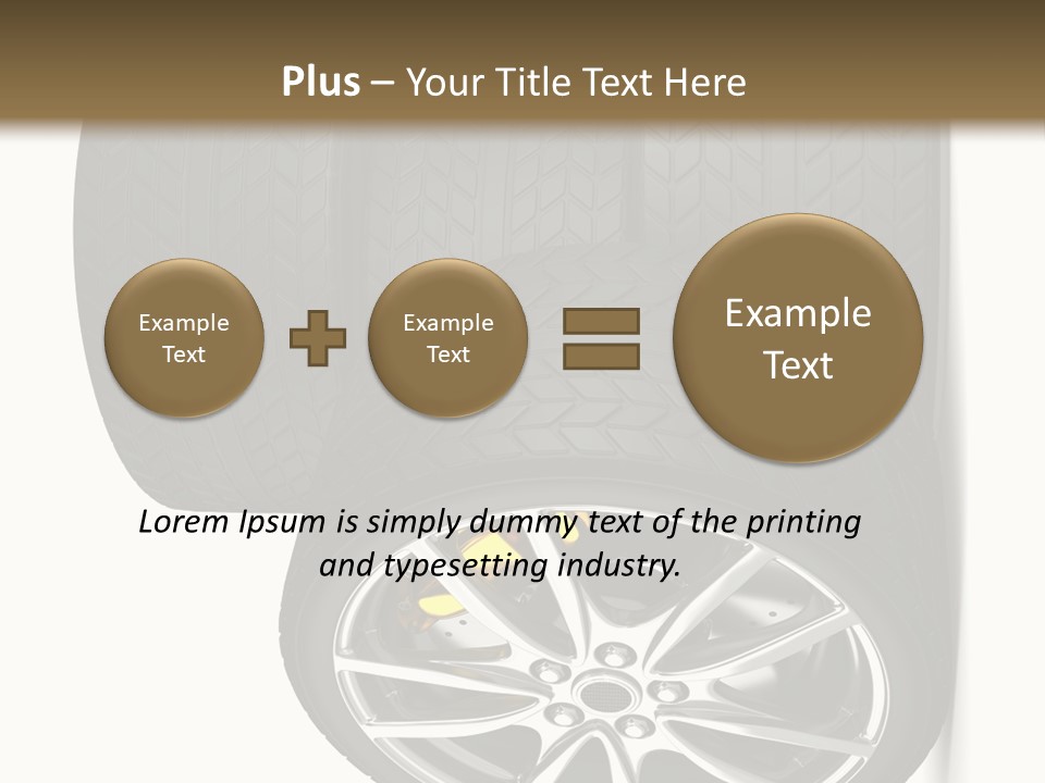 Rim White Isolated PowerPoint Template