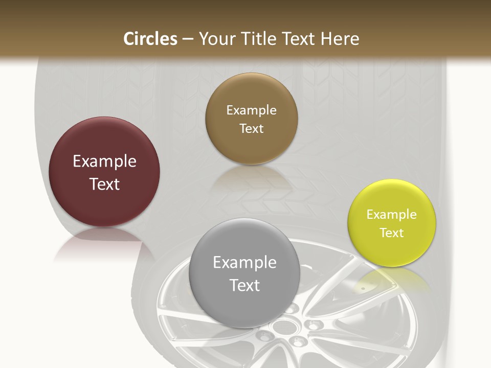 Rim White Isolated PowerPoint Template
