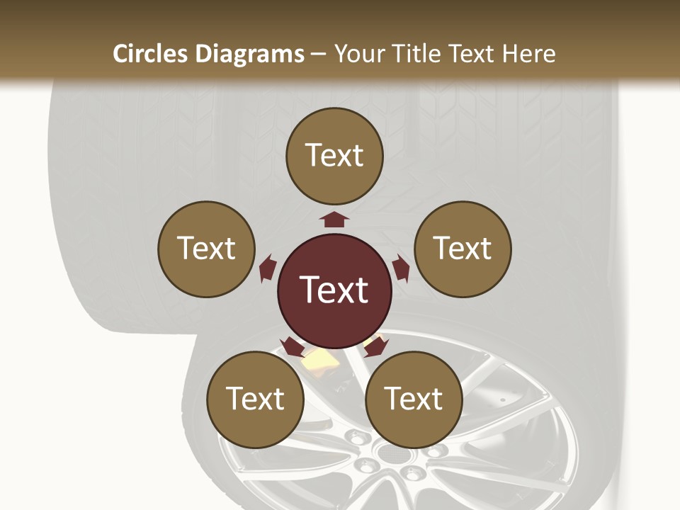 Rim White Isolated PowerPoint Template