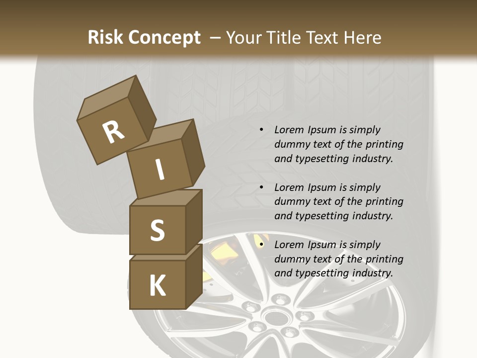 Rim White Isolated PowerPoint Template