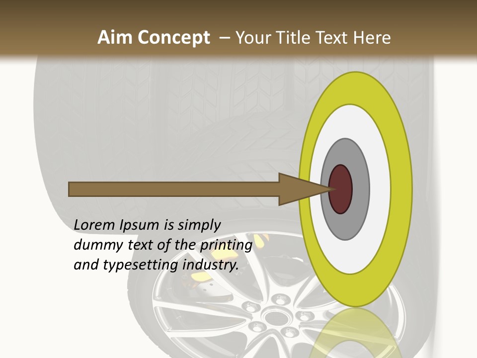 Rim White Isolated PowerPoint Template