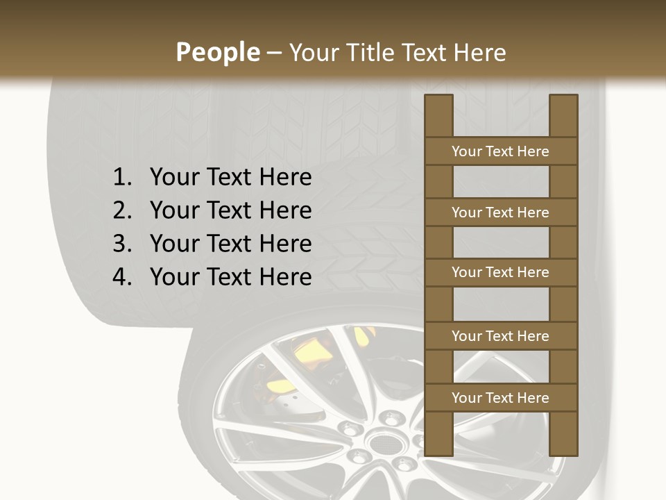 Rim White Isolated PowerPoint Template
