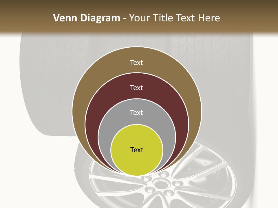 Rim White Isolated PowerPoint Template