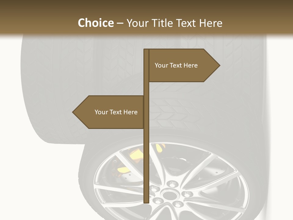Rim White Isolated PowerPoint Template