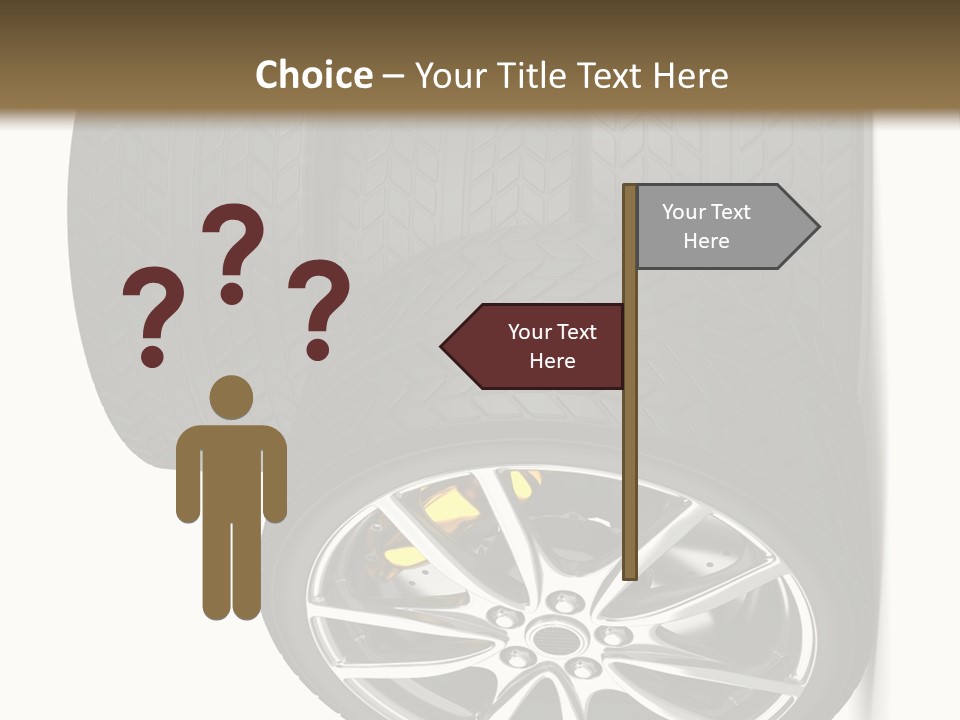 Rim White Isolated PowerPoint Template