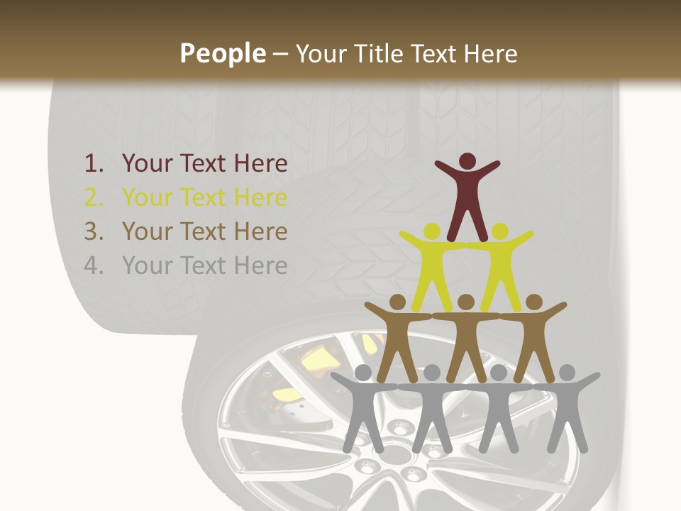 Rim White Isolated PowerPoint Template