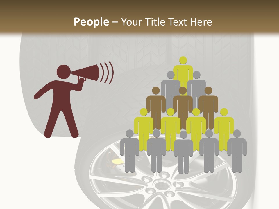 Rim White Isolated PowerPoint Template