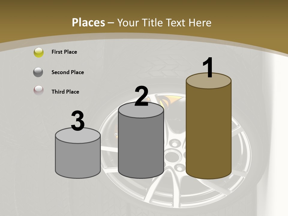 Speed Industry Tire PowerPoint Template