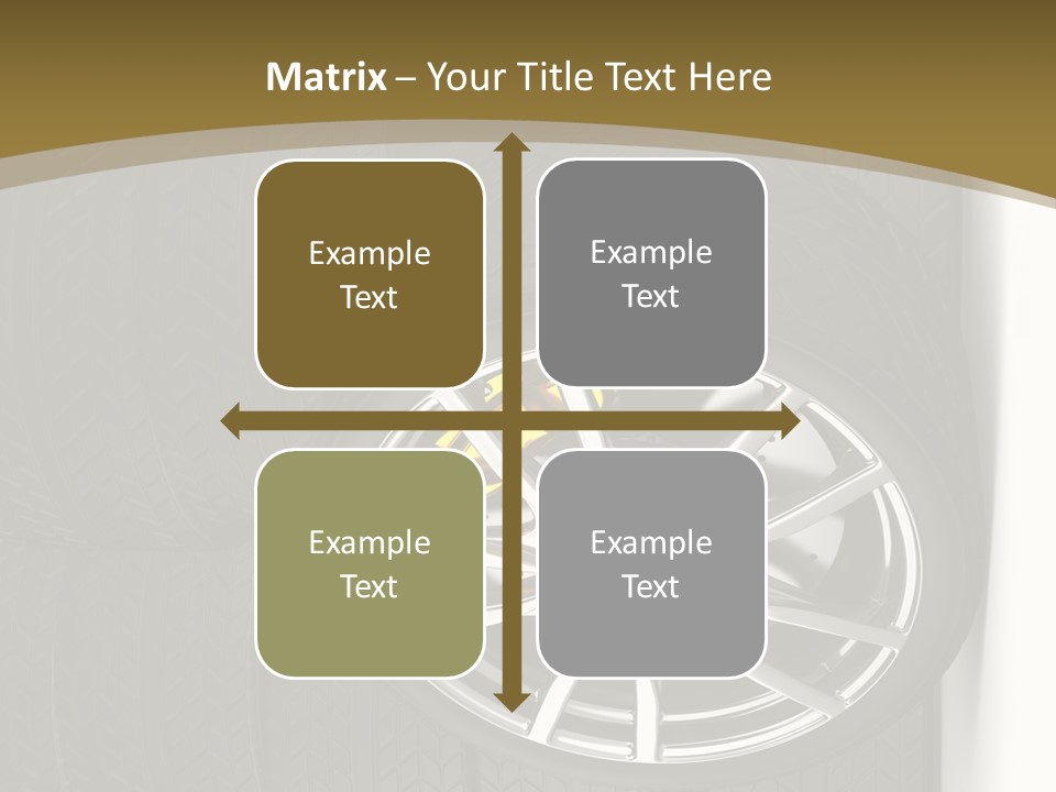 Speed Industry Tire PowerPoint Template