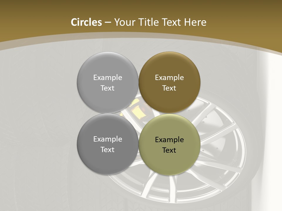 Speed Industry Tire PowerPoint Template