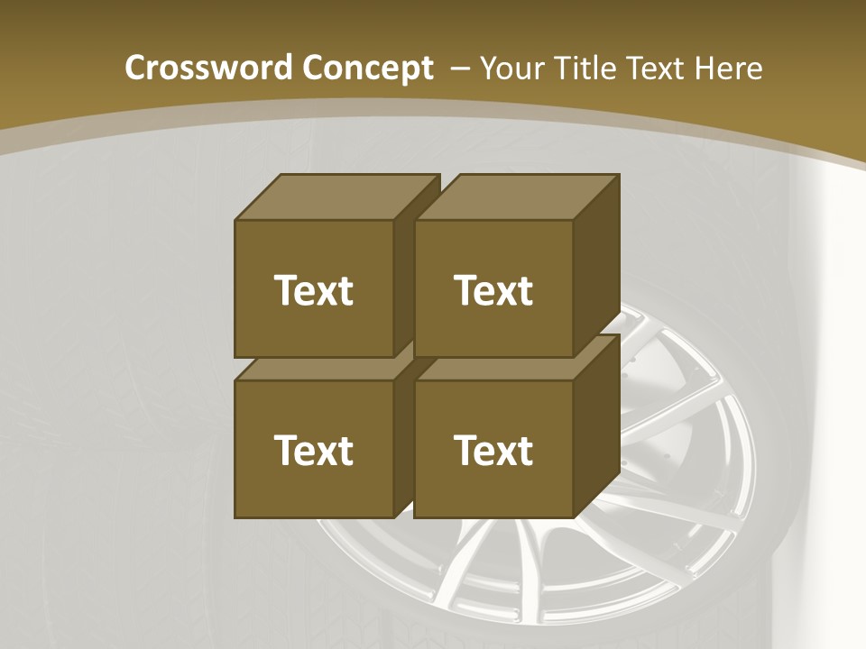 Speed Industry Tire PowerPoint Template