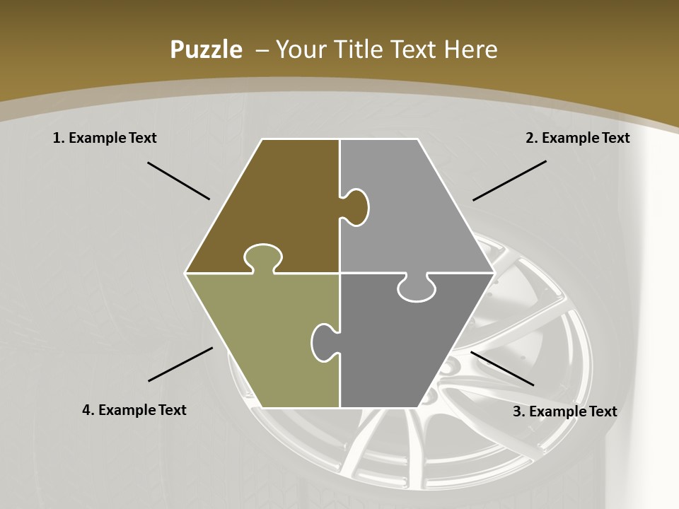 Speed Industry Tire PowerPoint Template