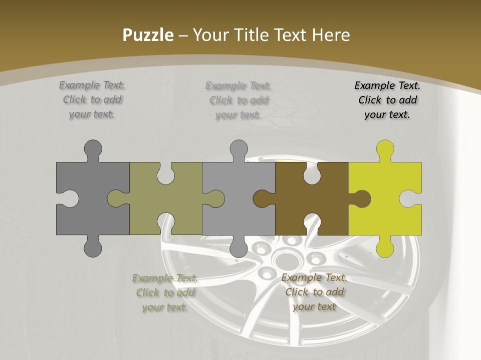 Speed Industry Tire PowerPoint Template