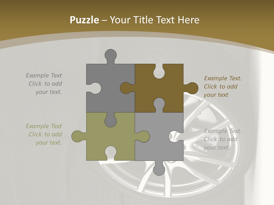 Speed Industry Tire PowerPoint Template