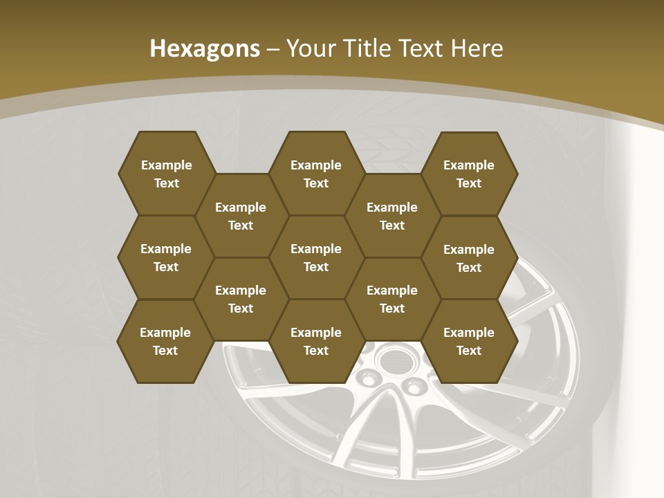 Speed Industry Tire PowerPoint Template