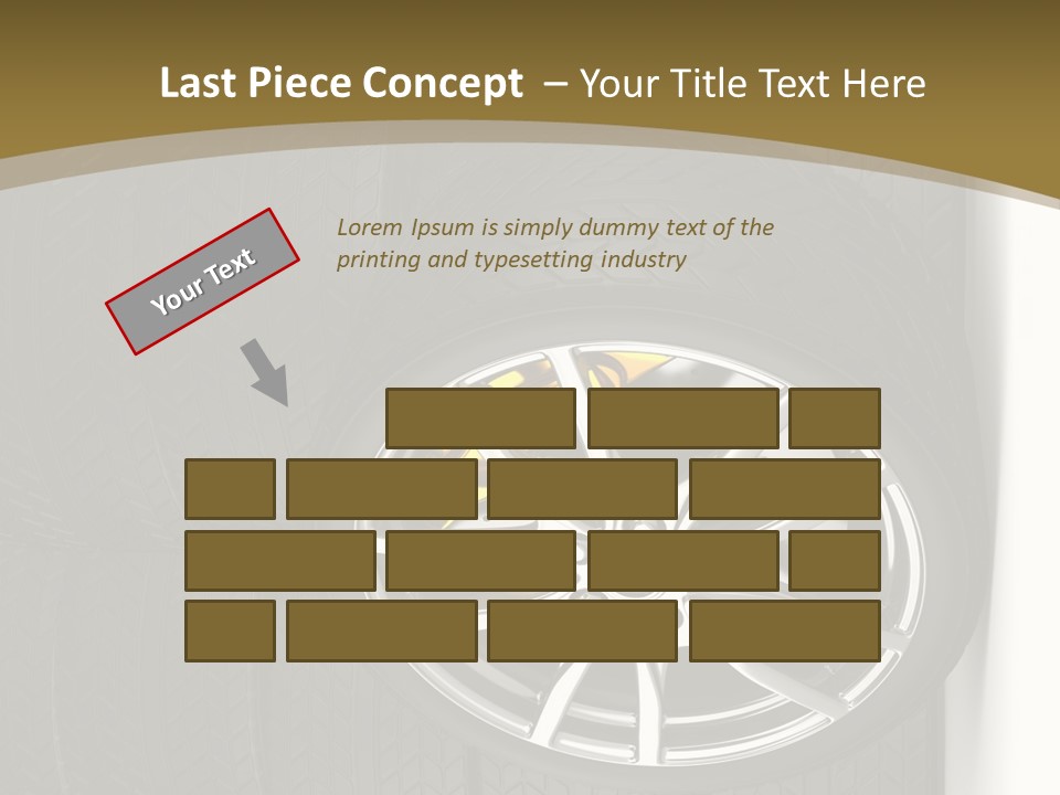 Speed Industry Tire PowerPoint Template