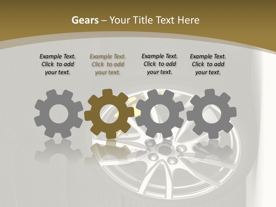 Speed Industry Tire PowerPoint Template