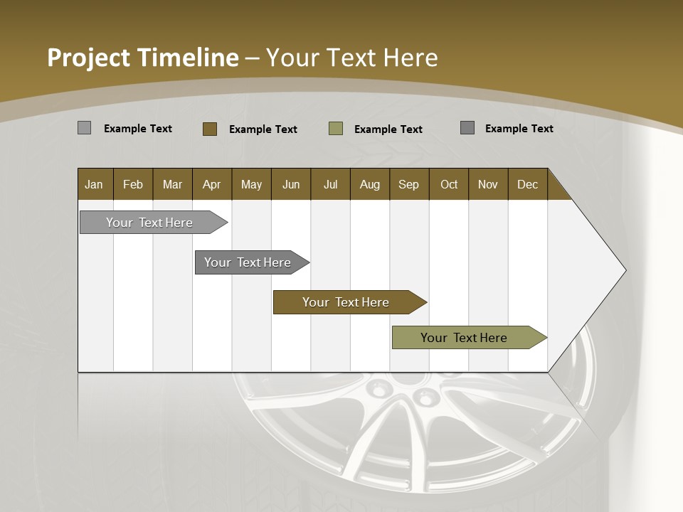 Speed Industry Tire PowerPoint Template