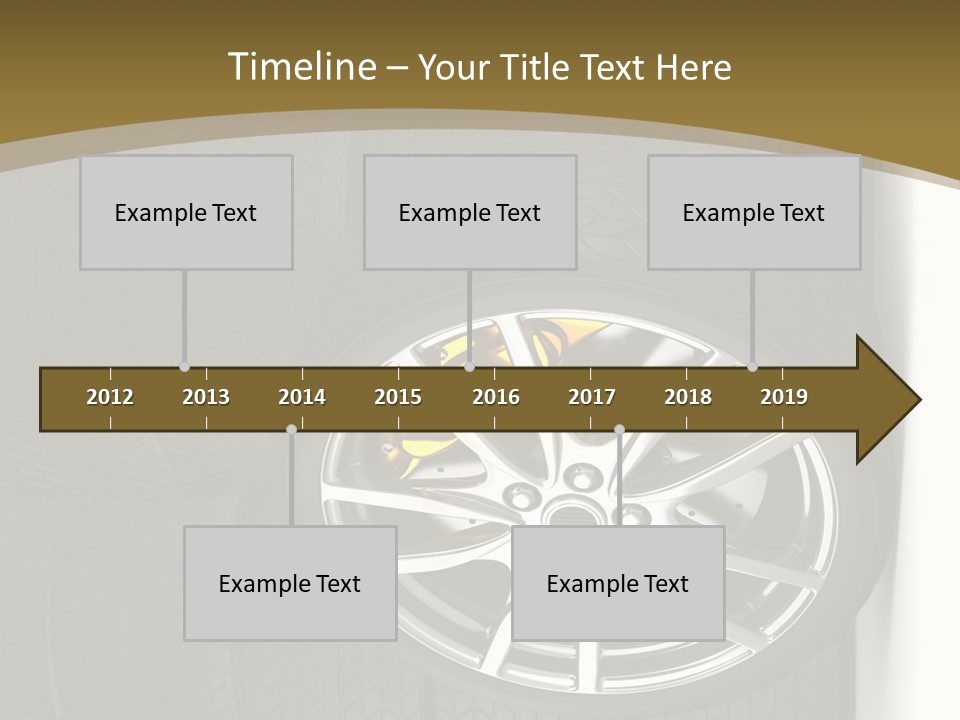 Speed Industry Tire PowerPoint Template
