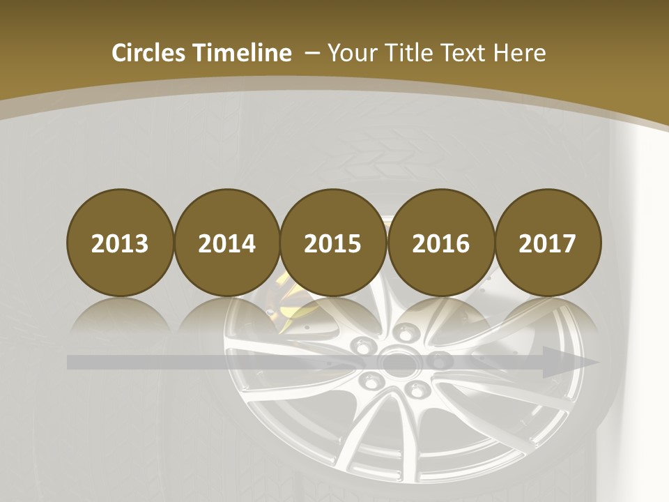 Speed Industry Tire PowerPoint Template