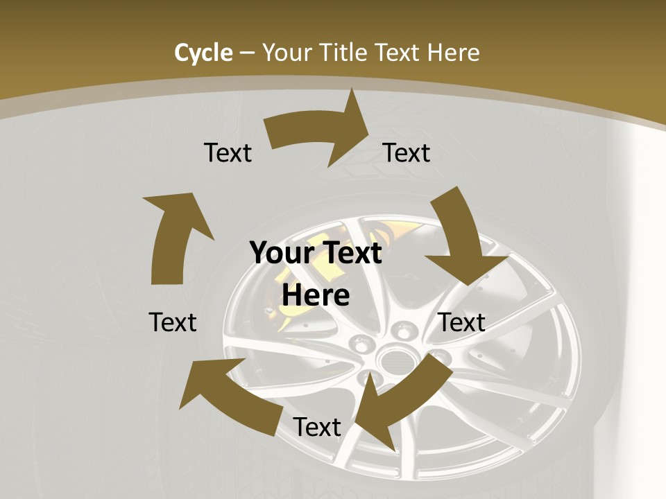 Speed Industry Tire PowerPoint Template