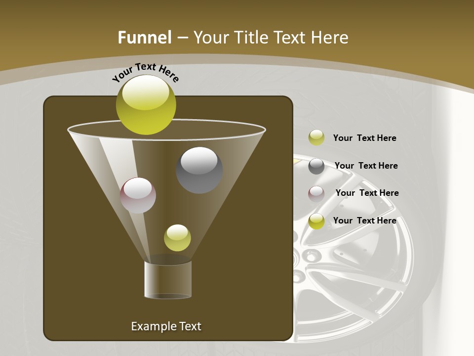Speed Industry Tire PowerPoint Template