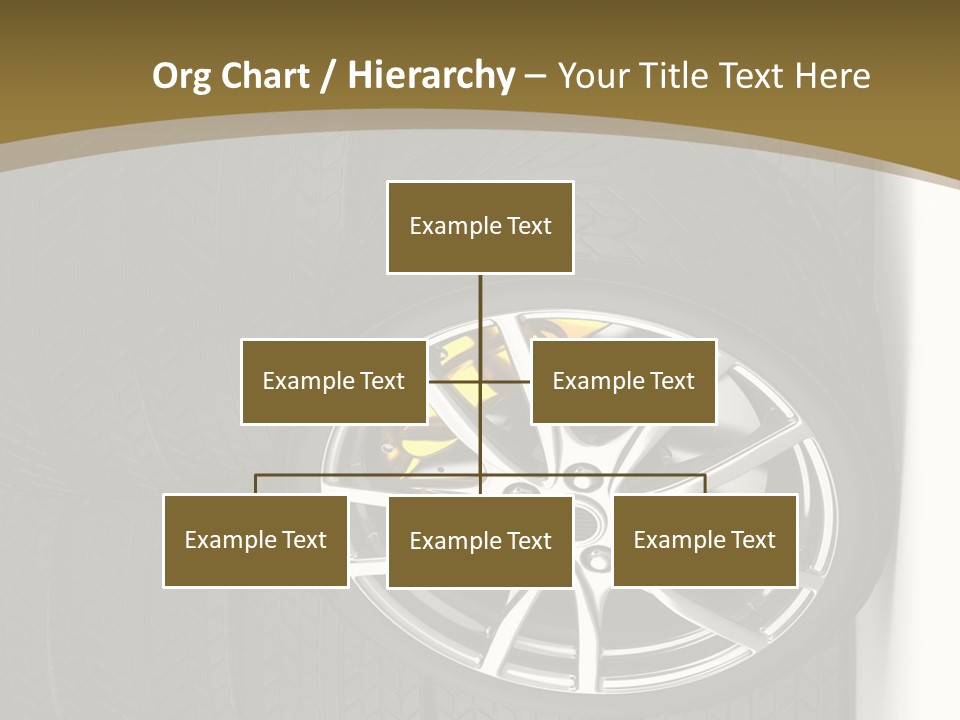 Speed Industry Tire PowerPoint Template