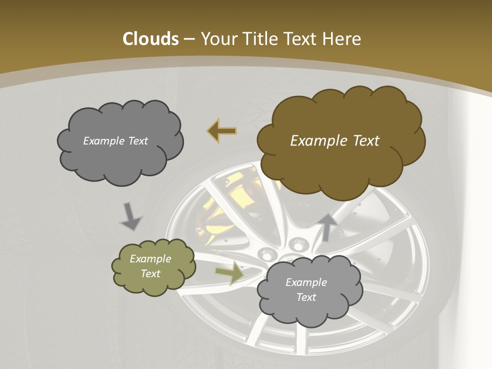 Speed Industry Tire PowerPoint Template