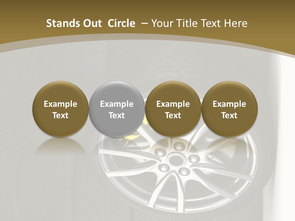 Speed Industry Tire PowerPoint Template