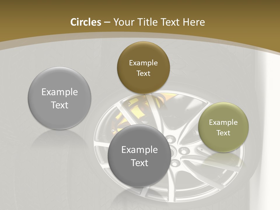 Speed Industry Tire PowerPoint Template