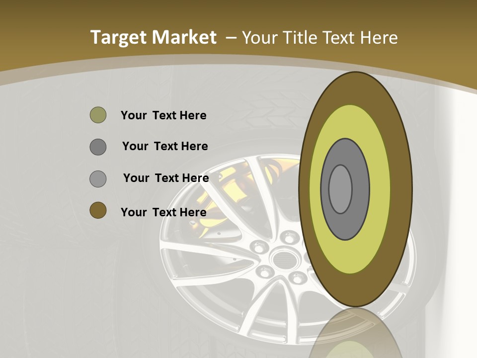 Speed Industry Tire PowerPoint Template