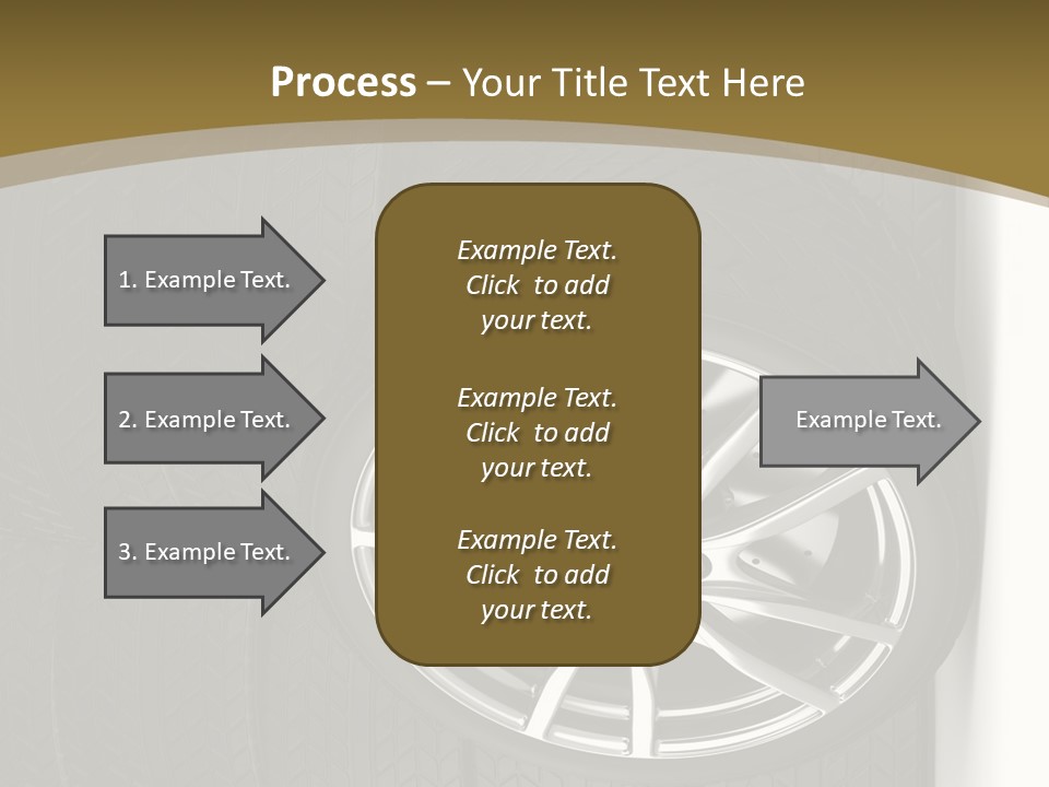 Speed Industry Tire PowerPoint Template