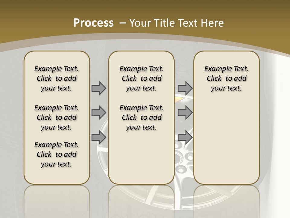 Speed Industry Tire PowerPoint Template