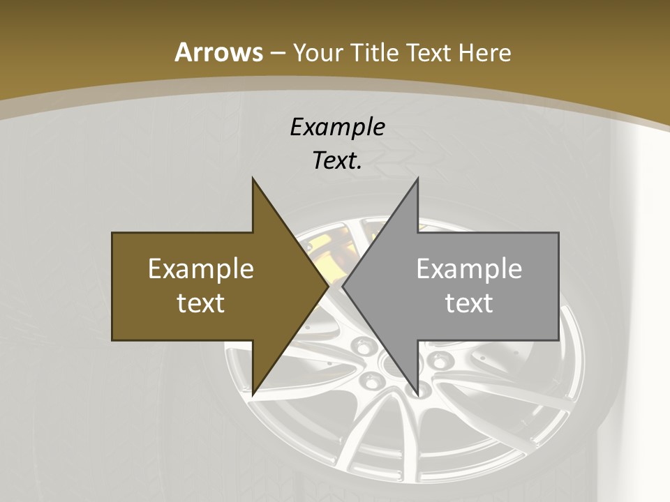 Speed Industry Tire PowerPoint Template