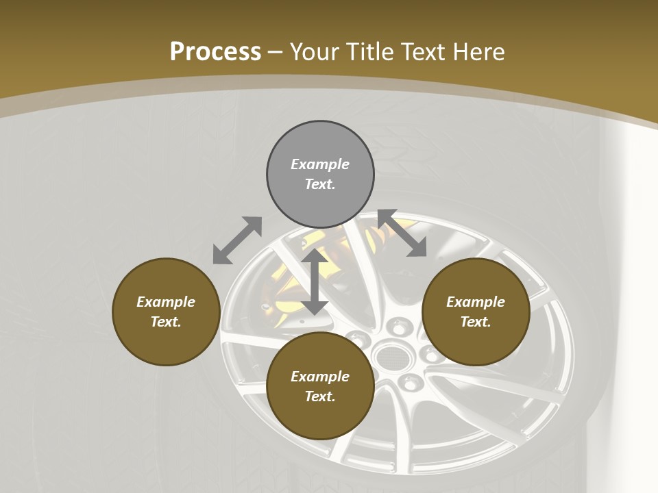 Speed Industry Tire PowerPoint Template