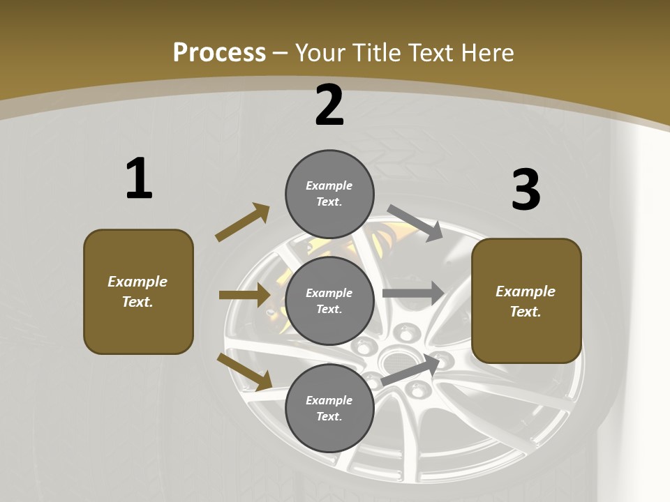 Speed Industry Tire PowerPoint Template