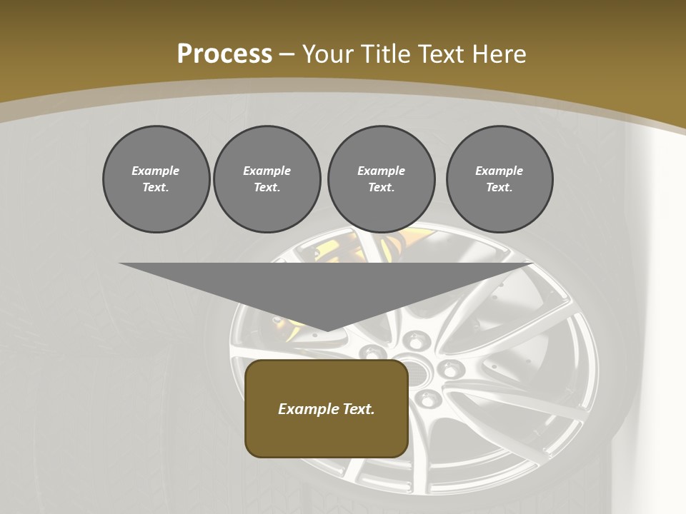 Speed Industry Tire PowerPoint Template