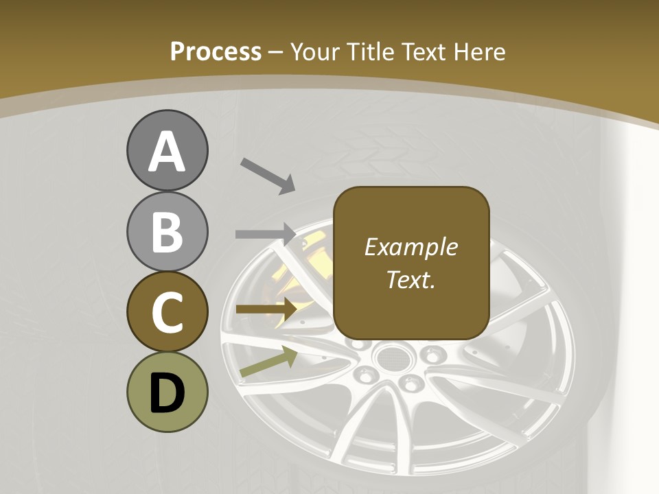 Speed Industry Tire PowerPoint Template