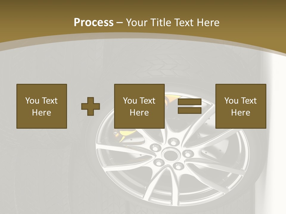 Speed Industry Tire PowerPoint Template