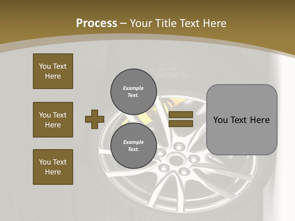 Speed Industry Tire PowerPoint Template