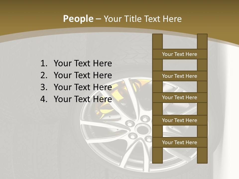 Speed Industry Tire PowerPoint Template